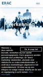 Mobile Screenshot of erac.nl
