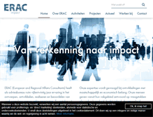 Tablet Screenshot of erac.nl